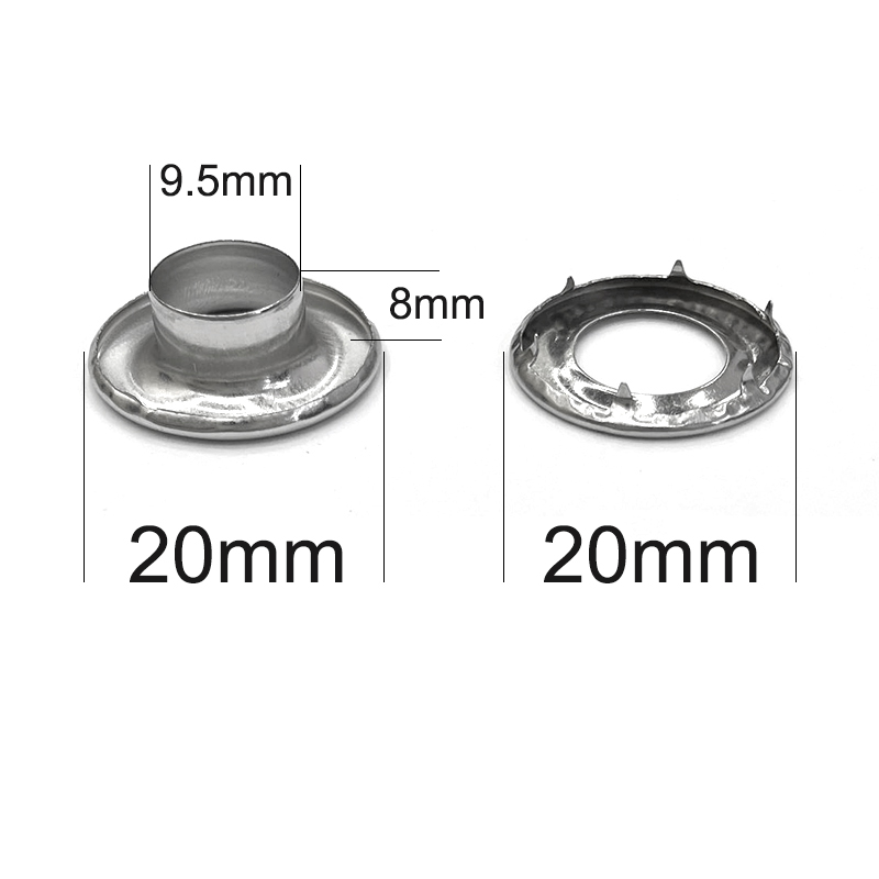 Leatherwork Eyelets - Agujeros de botón de lona interiores