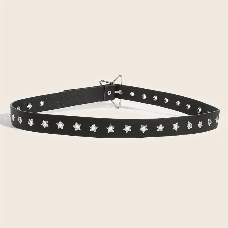 Cinturón Y2K Punk con Ojales y - Leatherwork Eyelets reseña y precio