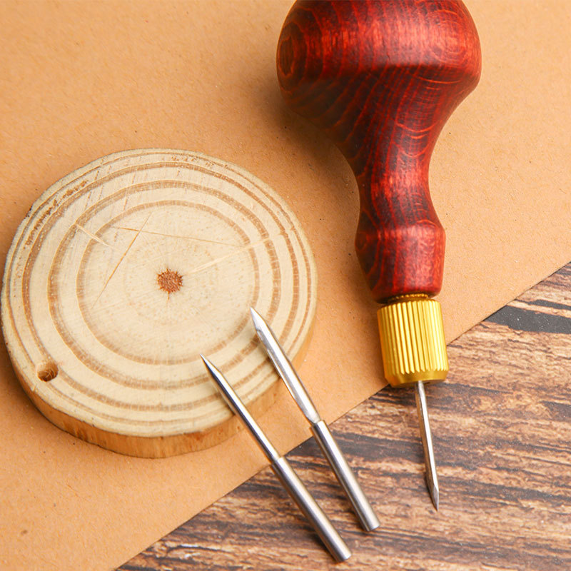 1 Juego de punzón de cuero DIY - Leatherwork Hole Punch reseña y precio
