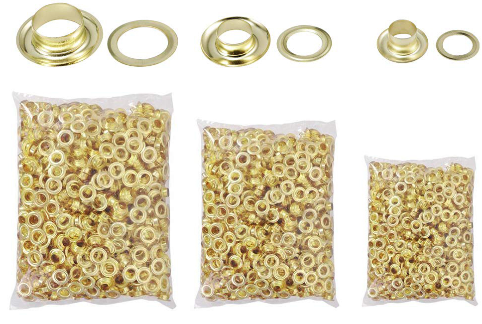 Kit de arandelas de 1000 pieza - Leatherwork Eyelets reseña y precio