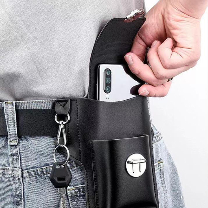 Riñonera de cuero PU multifunc - Leatherwork Wallet reseña y precio